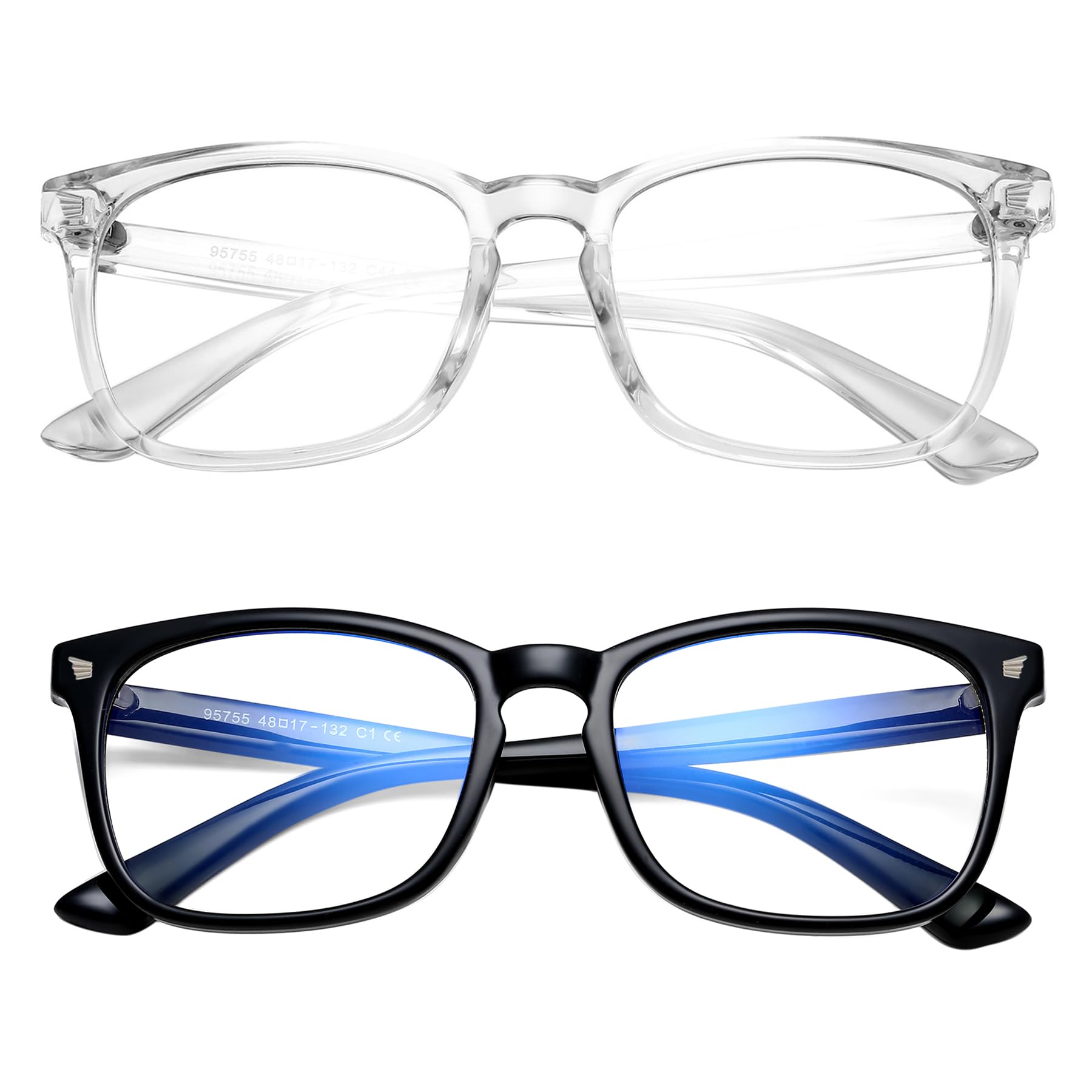 Photo 1 of ***MISSING PARTS***
Hycredi Kids Blue Light Blocking Glasses?Anti Eyestrain & UV Protection, Computer Gaming TV Phone Glasses for Boys Girls (Black+Clear)
