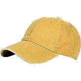 Glamorstar Classic Unisex Baseball Cap Adjustable Washed Dyed Cotton Ball Hat