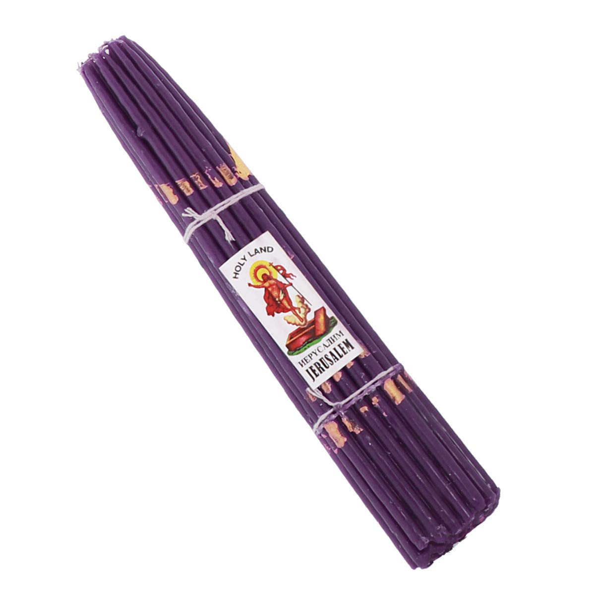 NKlaus Altar Candle Ritual Candle Jerusalem 33s Candle Violet 39125