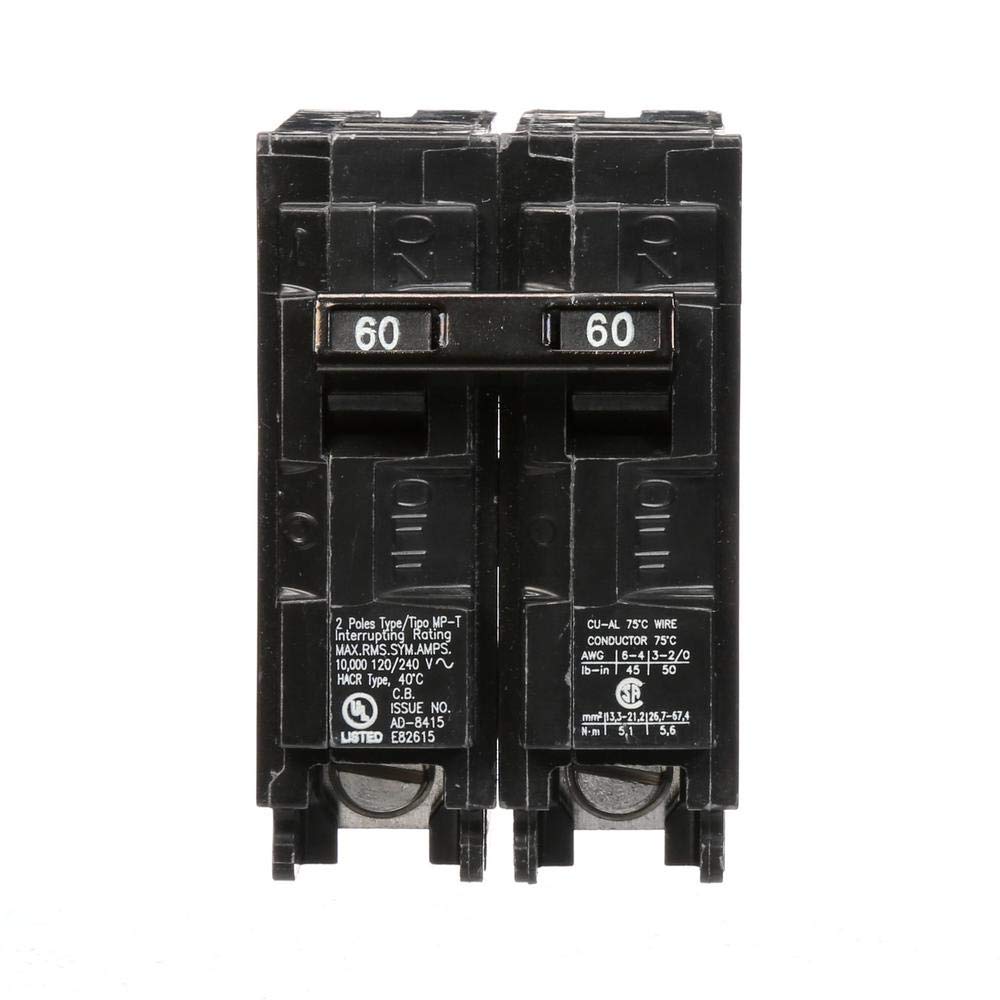 Photo 1 of MP260 60-Amp Double Pole Type MP-T Circuit Breaker