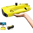 Underwater Drone, Mini S submarine drone with 4K+EIS Image Stabilization Camera for Real-Time Viewing Depth & Temperature Data, Direct-Connect Remote Controller, Dive to 330ft Underwater, Portable ROV