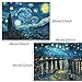 2 Packs 5D DIY Diamond Painting Set Full Drill Diamond Painting Starry Night Wall Stickers For Living Room(30X40CM/12X16inch)