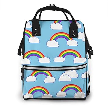 rainbow diaper bag