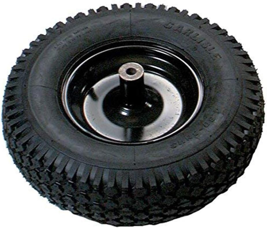 True Temper T22KBCC 8 in. Hub Tubed Wheelbarrow Tire Wheel with Knobby Tread, 8-Inch