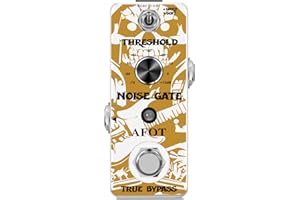 AFOT Noise Gate Pedal, Noise Killer Guitar Pedal Noise Suppressor Effect 2 Modes for Electric Guitar and Bass True Bypass
