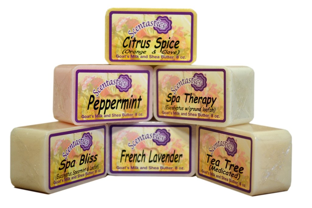 Scentastics Goat's Milk and Shea Butter Woodsy Soap, 8.0