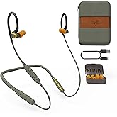 Elgin Rumble Gen 2 Bluetooth Earbuds, Wireless Earplugs with Fusion Tips | 31 dB Noise Reduction, IP67 Waterproof, OSHA Compliant ANSI Certified Hearing Protection, 20 Hour Battery