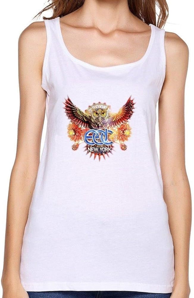 SUNRAIN Women's 2016 Electric Daisy Carnival EDC New York Logo Tank Top