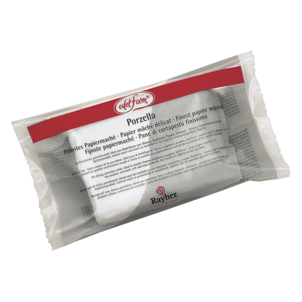 RAYHER "Porzella Papier Mch" Fine Air Drying Bag, Off-White, 400 g