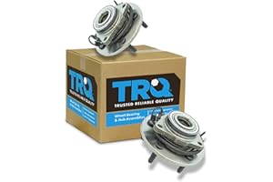 TRQ 2 Piece Front Wheel Bearing & Hub Assembly Set Compatible with 2012-2018 Ram 1500 2019-2022 1500 Classic
