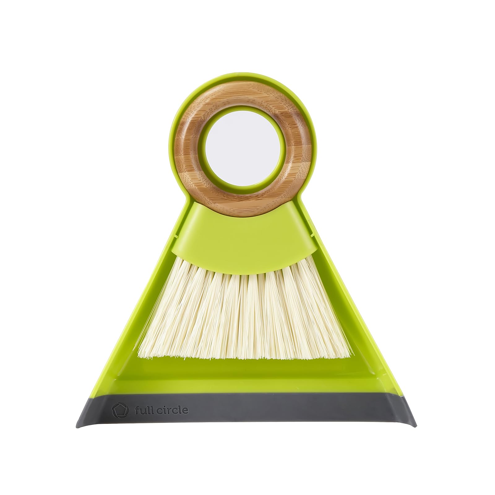 Full Circle Mini Dustpan And Brush, Green