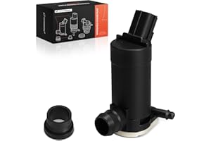 A-Premium Front or Rear Windshield Washer Pump Compatible with Ford F-150, Explorer, Focus, Taurus, Expedition, Excursion, Fi