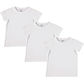Pink Angel Girls' 3-Pack T-Shirts: Premium Cotton Comfort and Style for School, Play, Camp. Sizes 4 to 16, Tee Shirt 3-Pack