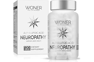 EFINITYER Nerve Savior for Neuropathy, 120 Capsules Neuropathy Supplement with 600 mg Pure Alpha Lipoic Acid, Fortify Nerves in Fingers, Hands, Toes, & Feet