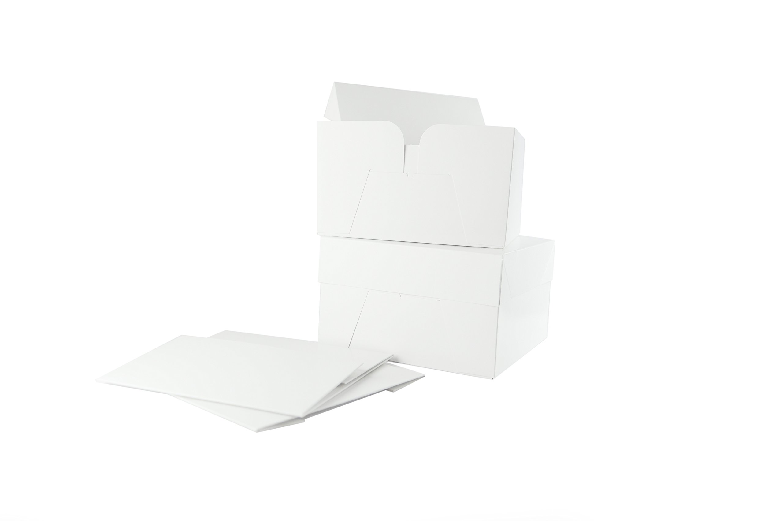 White Cake Box - 10 Inch With Removable Lid, Pack Quantity (10)