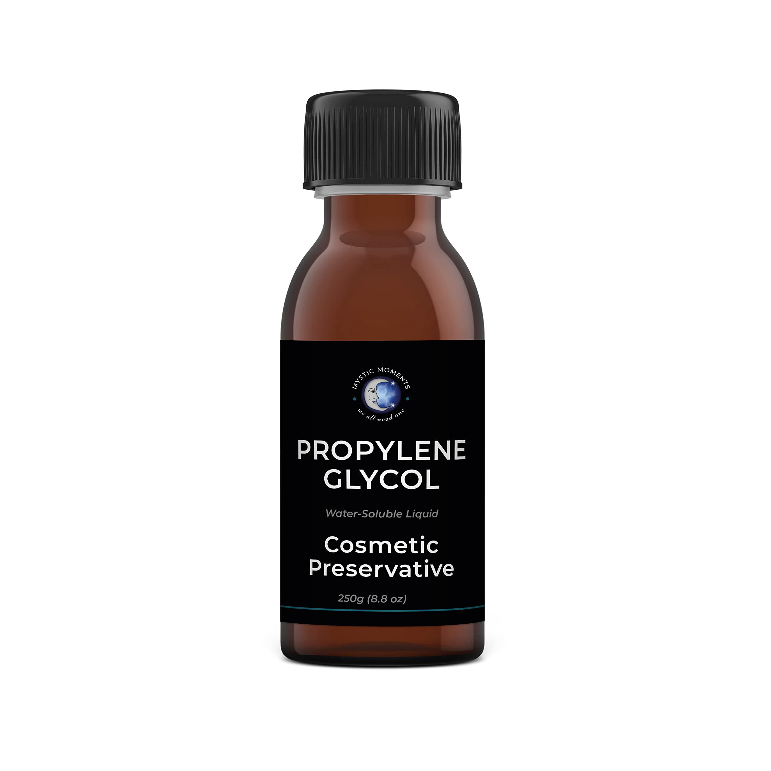 Mystic Moments | Propylene Glycol USP Grade | Cosmetic Solvent & Humectant | Softening Agent for Skincare, Creams & Lotions | Emollient & Preservative | 250g — image 1