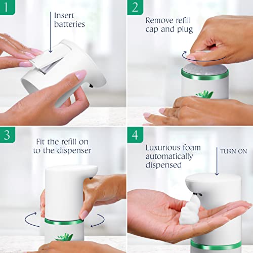 Dove Nourishing Foaming Hand Wash Touchless Battery Operated Dispenser