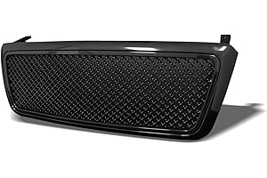 Stehlen 642167820840 Compatible With 2004-2008 Ford F150 Mesh Front Hood Bumper Grille - Glossy Black