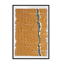 Framed Canvas Wall Art Abstract Texure Canvas Prints Home Artwork Decoration for Living Room,Bedroom - 16x24 inches