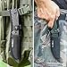 Hoffman Richter Wolf Fixed Blade Survival Knife with Unbreakable Full Tang Steel Tactical Blade for Hunting/Camping/Daily Use - Includes Bonus Sheath