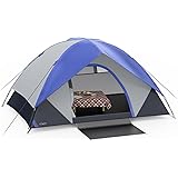 Ciays Camping Tent, Waterproof Family Tent with Removable Rainfly and Carry Bag, Lightweight Tent with Stakes for Camping, Tr