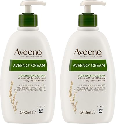 Aveeno Moisturising Cream 500ml 2 Pack