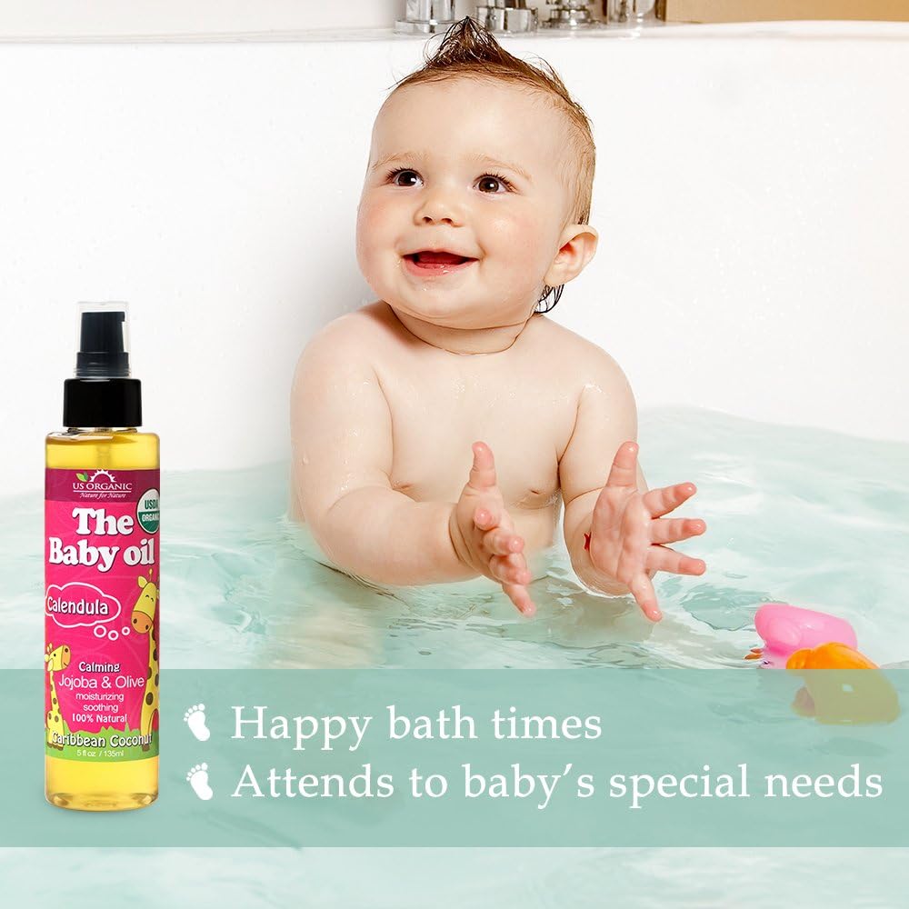 olive oil in baby bath