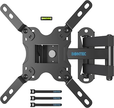 BONTEC TV Wall Mount 13-42 Inch Full Motion Tilt Swivel 360° VESA 200x200