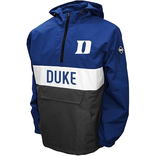 2Bhip NCAA Duke Blue Devils Adult Half Zip Water-resistant