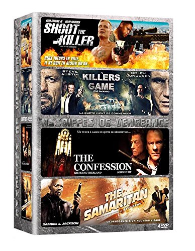 Coffret Assoiffés De Vengeance : Shoot The Killer + Killers Game + The Confession + The Samaritan - Pack