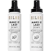 Milani Setting Spray + Primer, Make It Last Dewy - Dewy Finish Moisturizing Formula for Glow on the Go, Setting Spray for Makeup and Face Primer, Prime + Set + Hydrate, 2.03 Fl. Oz