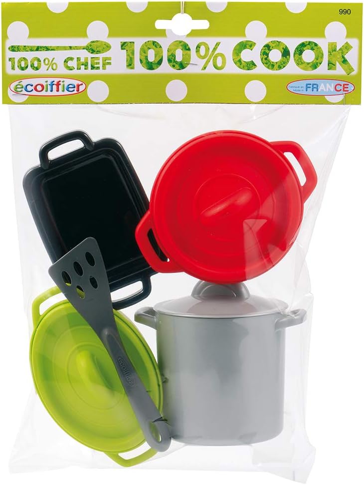 ECOSOCIETE Ecoiffier Pro Cook 990 Imitation Cooking Set