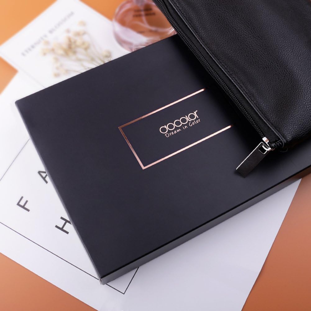 docolor Makeup Brushes 15Pcs Professional Makeup Brush Set including Travel Bag Powder Foundation Concealers Eyeshadow Eyeliner Blending Lip Brush Tools Gift Choice - Image 4