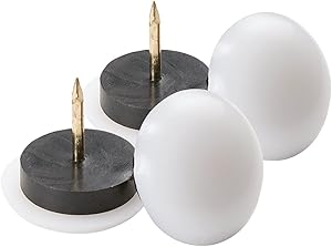 Waxman 4627995 Nail-On Domed 3/4 Furniture Silent Glides