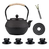 Cast Iron Tea Pot for Stovetop, Japanese Tetsubin