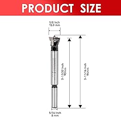 Mollom 5/8" (15.9mm) Forstner Drill Bit for Precise