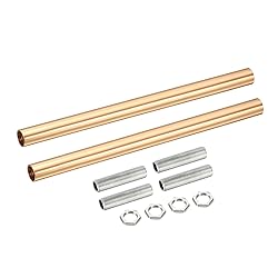 MECCANIXITY Threaded Extension Rod, 7.87" Lamp Pipe
