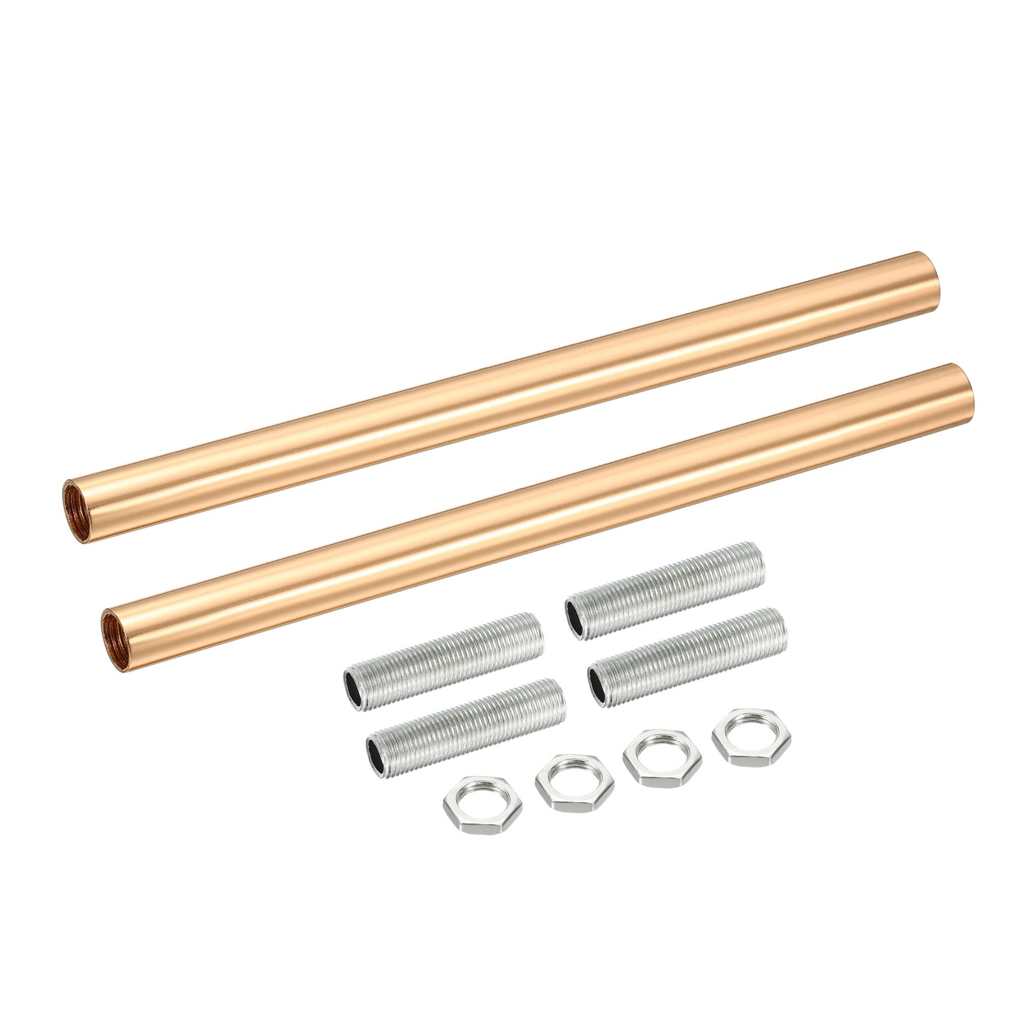 MECCANIXITY Threaded Extension Rod, 7.87" Lamp Pipe