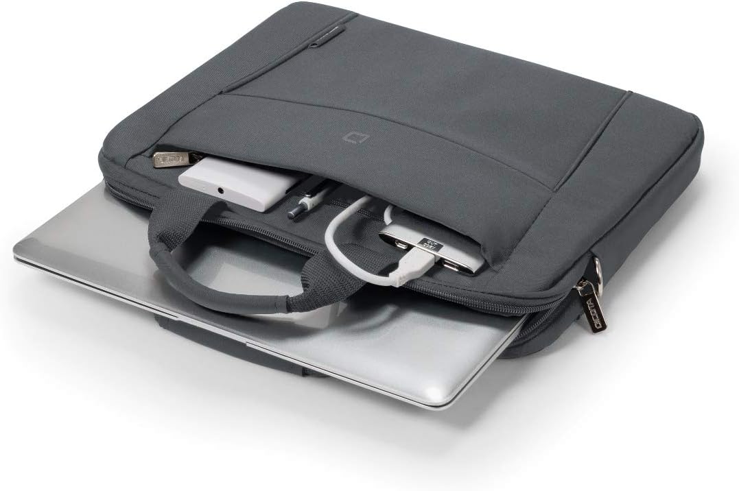 Dicota Slim BASE Sleeve for 14.1-Inch Laptop - Grey