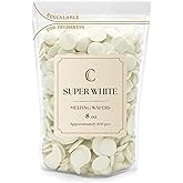 Corven Super White Melting Wafers 8 Ounces Bulk Bag Perfect For Dipping, Deserts, Baking And More