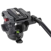 Avella V501 Video Tripod Fluid Head with Quick Release Plate