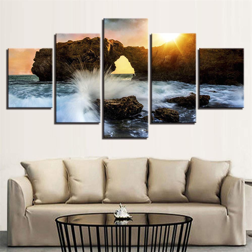 Pintura Decorativa, Combinación de Chorro de Tinta Playa de Roca ...