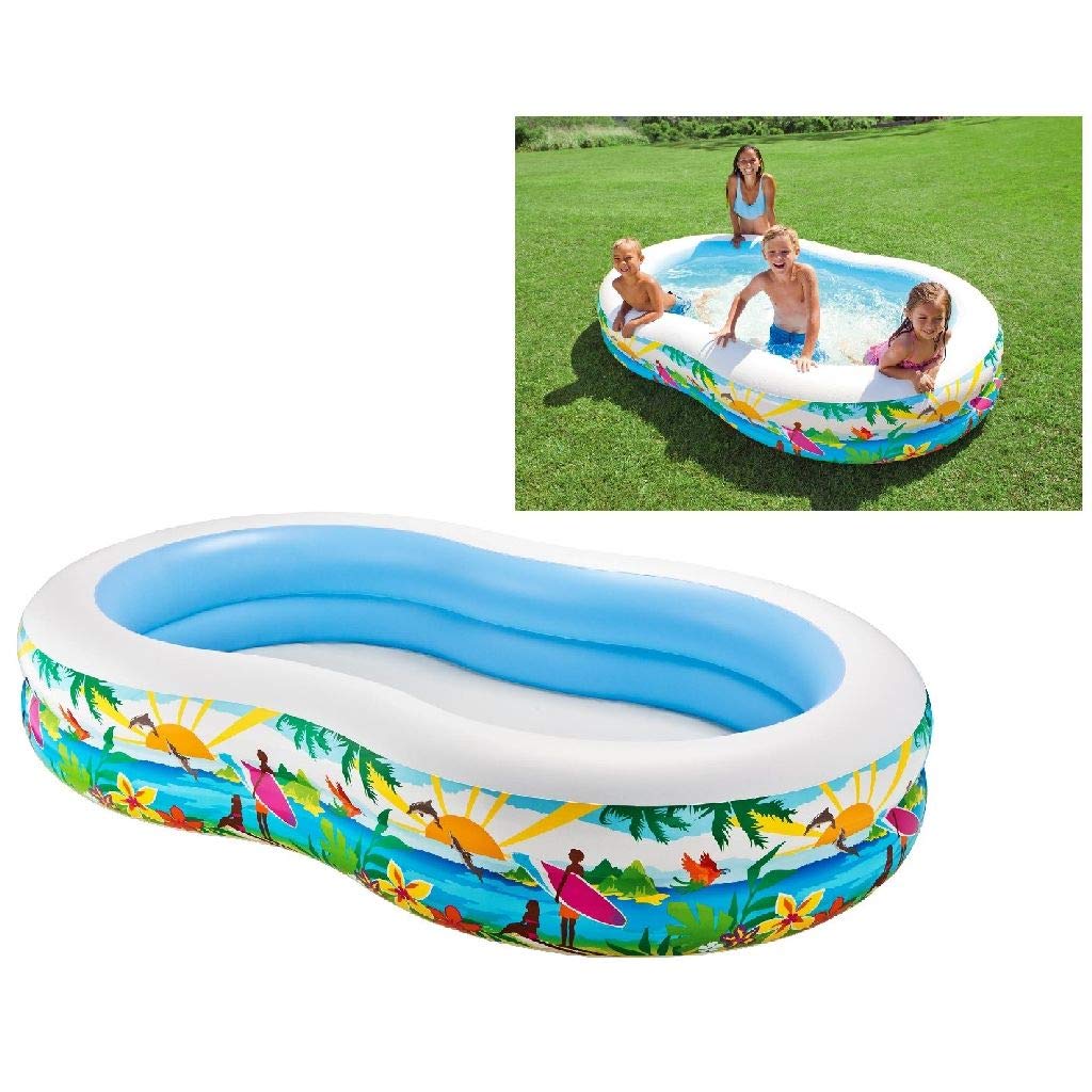 intex swim centre family pool with seats