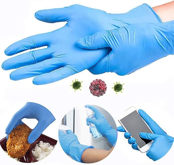 Amazon Co Jp 使い捨て手袋 国内出荷 100枚 ニトリルゴム手袋 使い捨て ビニール手袋 粉なし 極薄 使いきり手袋 Pvcグローブ パウダーフリー スマホ対応 作業 業務 調理 炊事 介護 家事 園芸 美容 掃除 検品 衛生的 左右兼用 服 ファッション小物