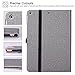 Ztotop Case for New IPad 9.7 Inch 2018/2017,Premium PU Leather Business Slim Folding Stand Folio Cover with Auto Wake/Sleep,Pencil Holder and Multiple Viewing Angles,DenimGray