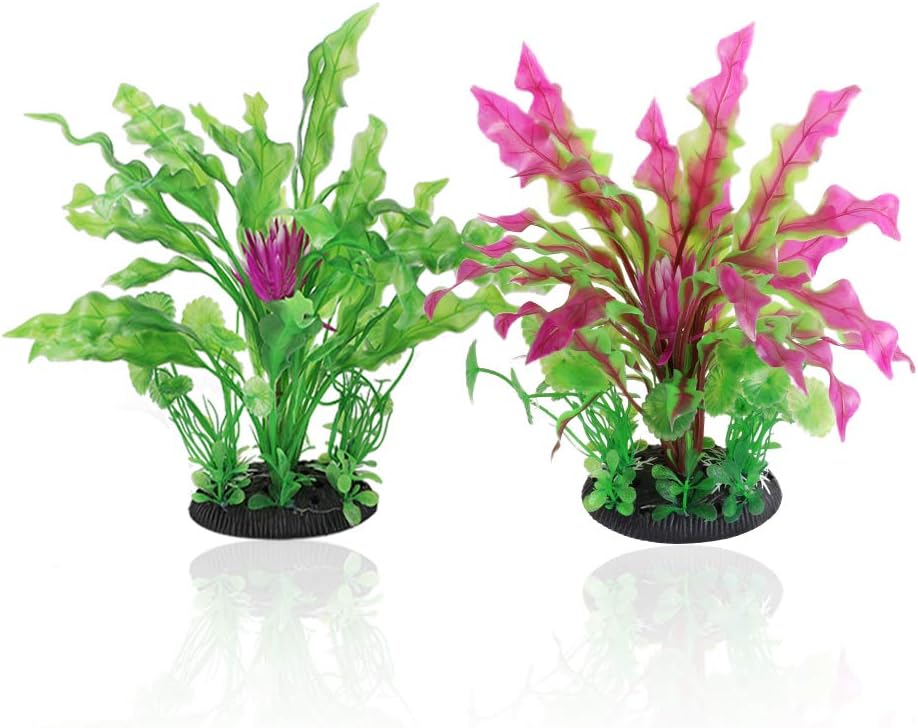 plastic aquarium plants pets at home