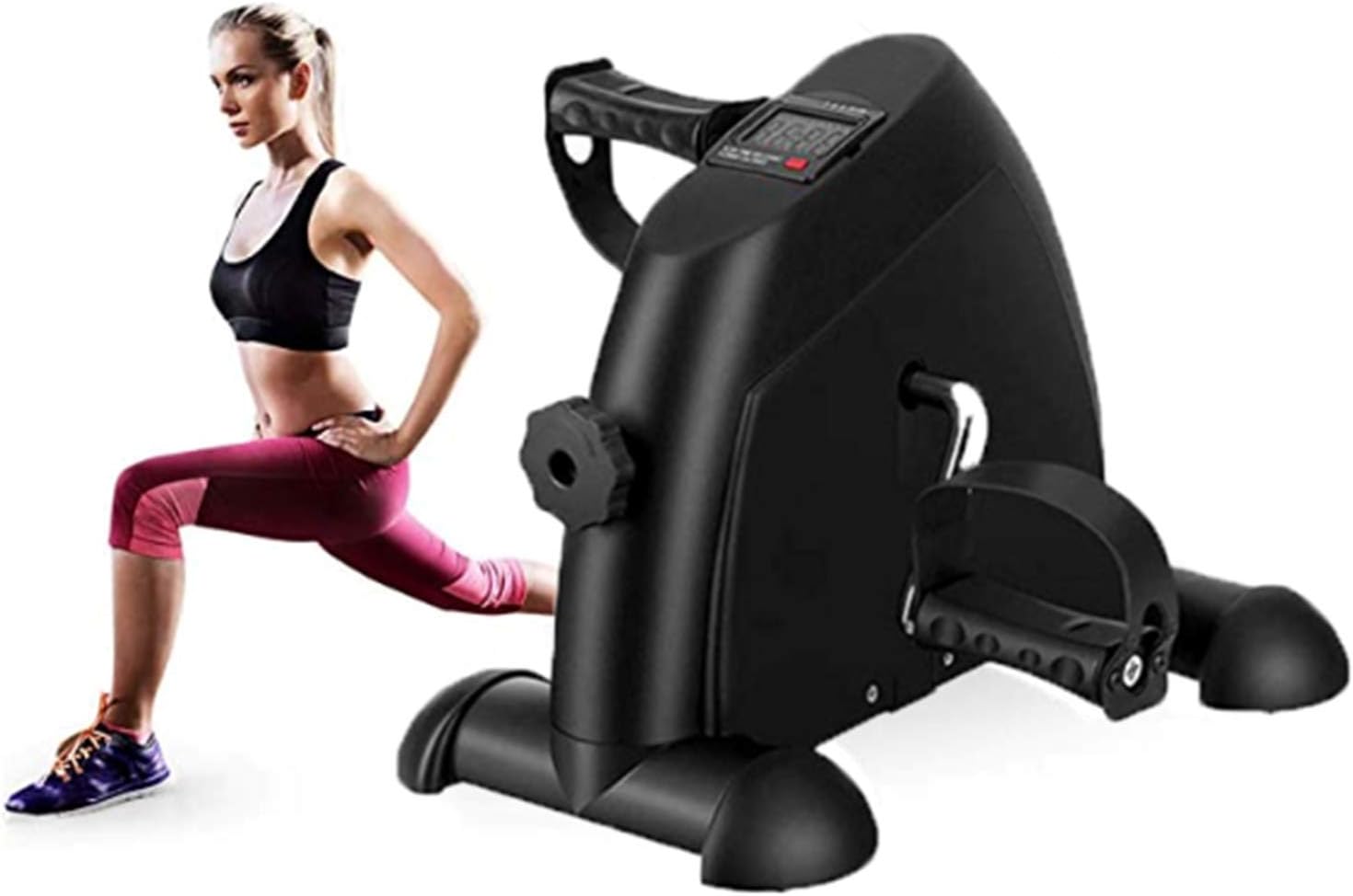 Comy Mini Fitness Bike Arm Und Beintrainer Fitnesstrainer Sportgerat Heimtrainer Mit Lcd Display Und Einstellbarem Widerstand Hometrainer Mini Fahrrad Bewegungstrainer Fitnessgerat Fur Zuhause Buro Amazon De Sport Freizeit
