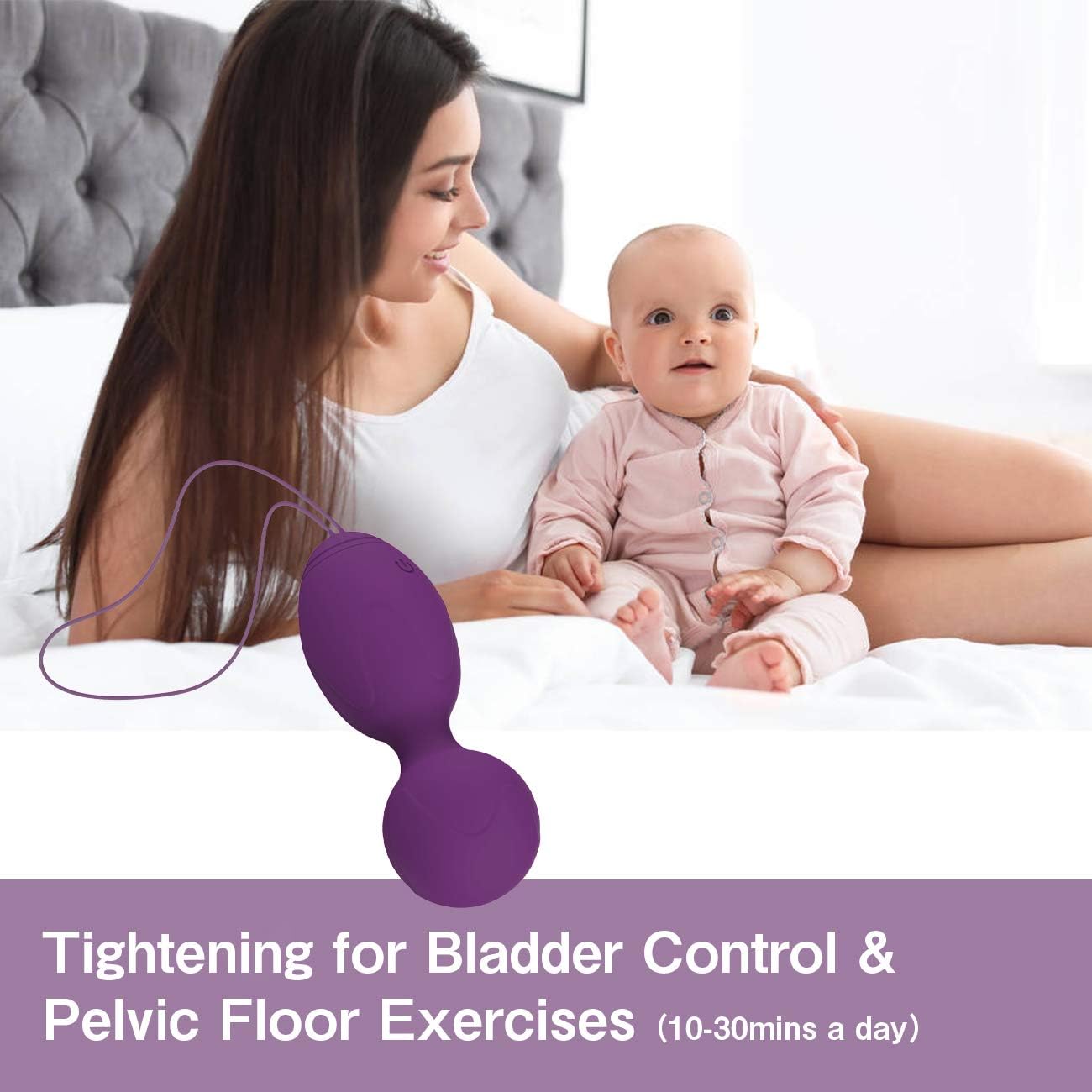 Kegel Balls for Women by Acvioo, 360° Flexible Silicone Kegel Exercise Weights for Bladder Control, Pelvic Floor Exercises & Tightening: Health & Personal Care