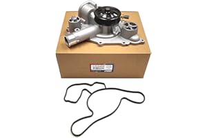 OAW CR4460 Water Pump W/Temp Sensor for 5.7L-V8 Hemi & 6.4L-V8 Hemi on 2011-2023 Chrysler 300, Dodge Challenger, Charger, Durango, Jeep Grand Cherokee