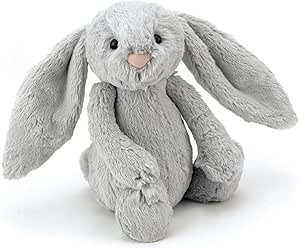 grey bunny plush